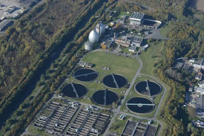 Floating wetlands reduce wastewater emissions